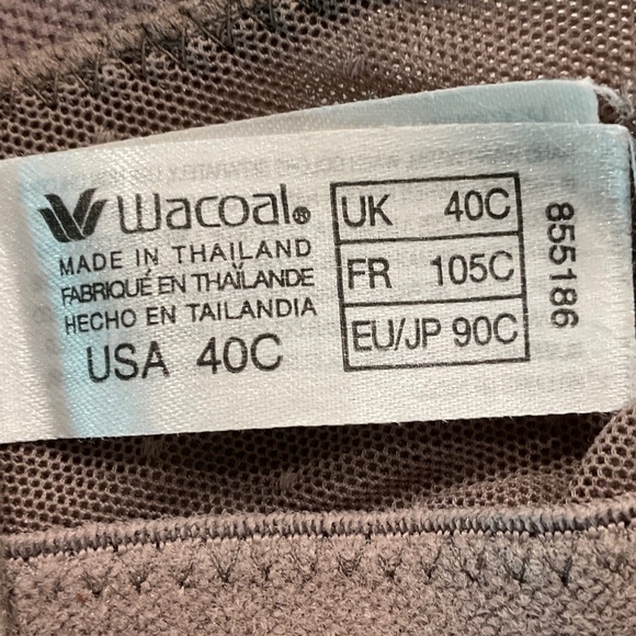 Wacoal Brown Lace Underwire Bra - Picture 3 of 5